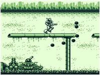 une photo d'Ã©cran de Probotector (Game Boy) sur Nintendo Game Boy